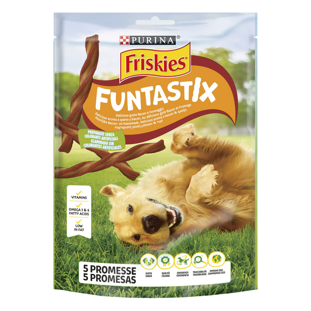 FRISKIES DOG FUNTASTIX SNACKS 126GR