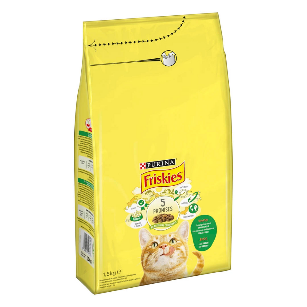 FRISKIES GATO CONEJO/POLLO/VERDURAS