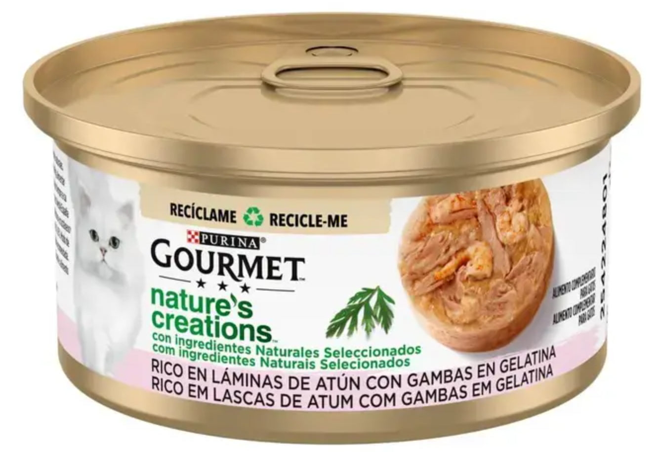 GOURMET DIAMANT TROCITOS ATUN Y GAMBAS GELATINA 70GR