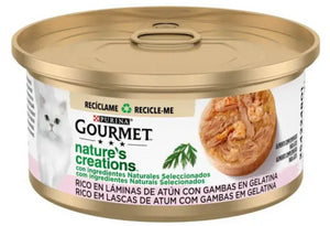 GOURMET DIAMANT TROCITOS ATUN Y GAMBAS GELATINA 70GR