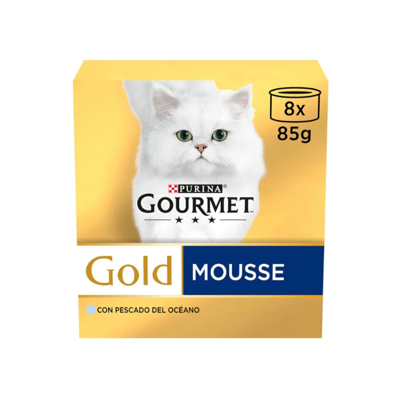GOURMET GOLD PACK 8X85GR PESCADO DEL OCÉANO
