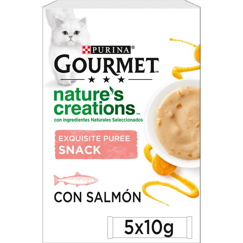 GOURMET NATURE´S CREATIONS PURE SALMON 5X10GR