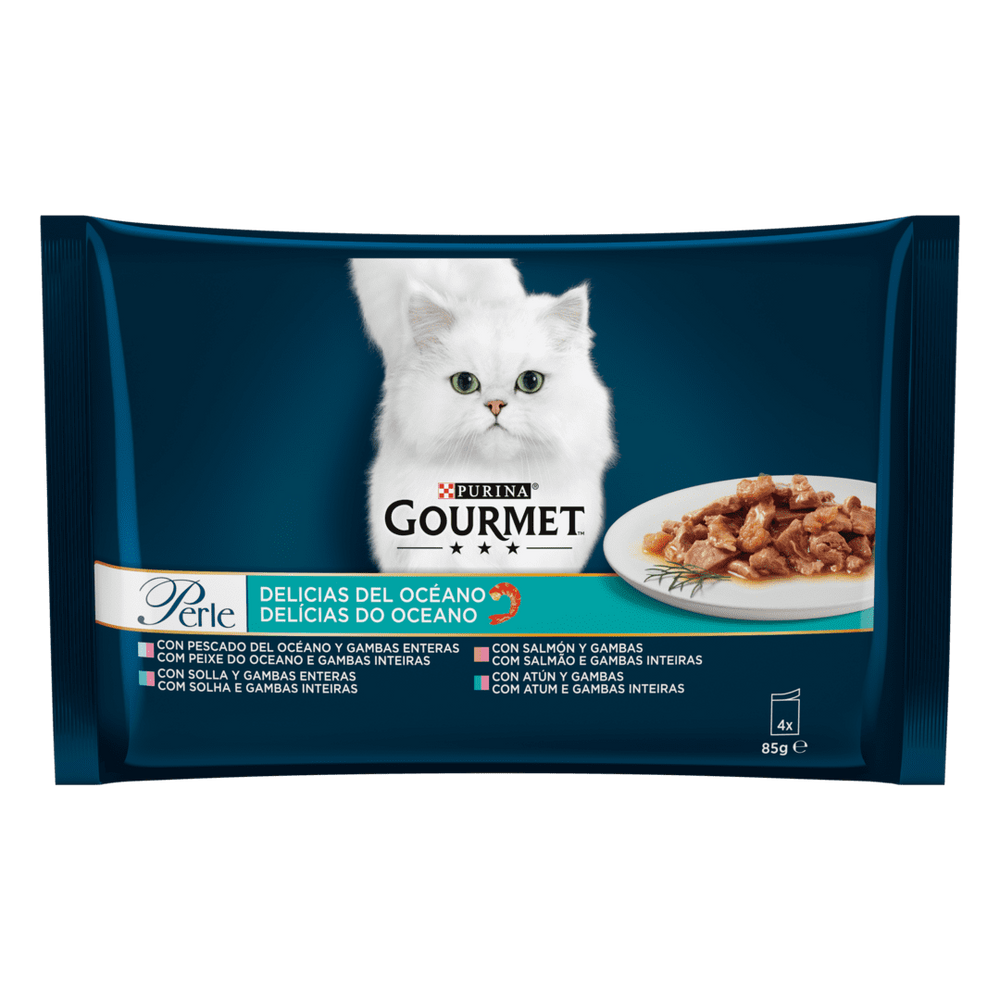 GOURMET PERLE 4X85GR DELICIAS DEL OCEANO