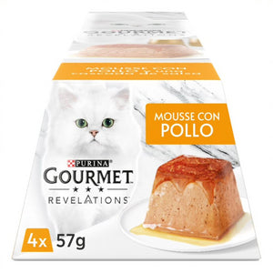 GOURMET REVELATIONS MOUSSE POLLO 4X57GR