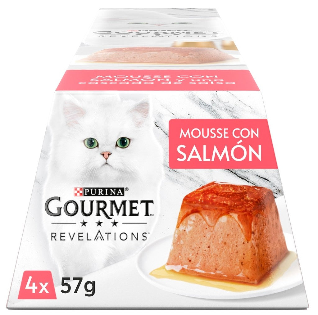 GOURMET REVELATIONS MOUSSE SALMON 4X57GR