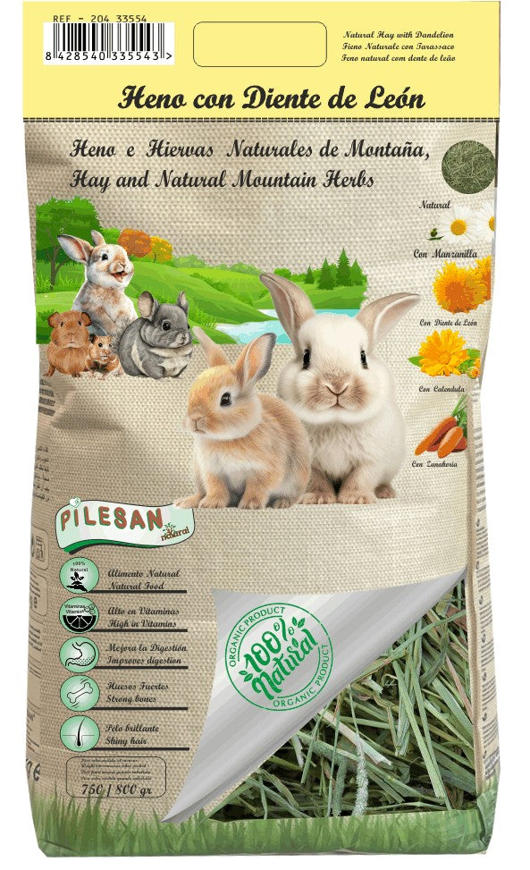 HENO DIENTE DE LEON PILESAN 800GR