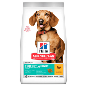 HILL'S CAN ADULT MINI PERFECT WEIGHT POLLO