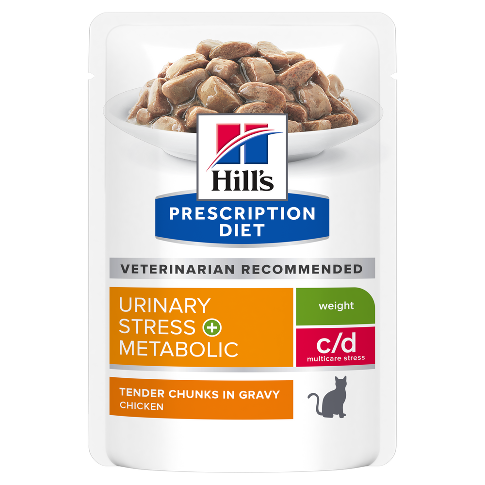 HILL'S PD FEL C/D URINARY STRESS + METABOLIC 85 GR
