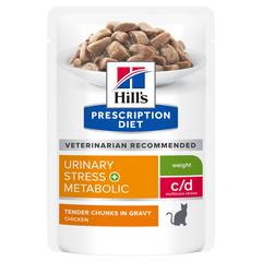 HILL'S PD FEL C/D URINARY STRESS + METABOLIC 85 GR