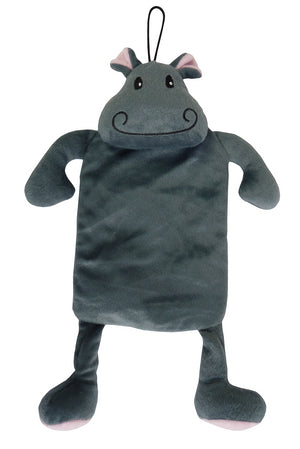 HIPOPOTAMO DE PELUCHE CRUJIDO Y SONIDO COLOR GRIS 35 CM