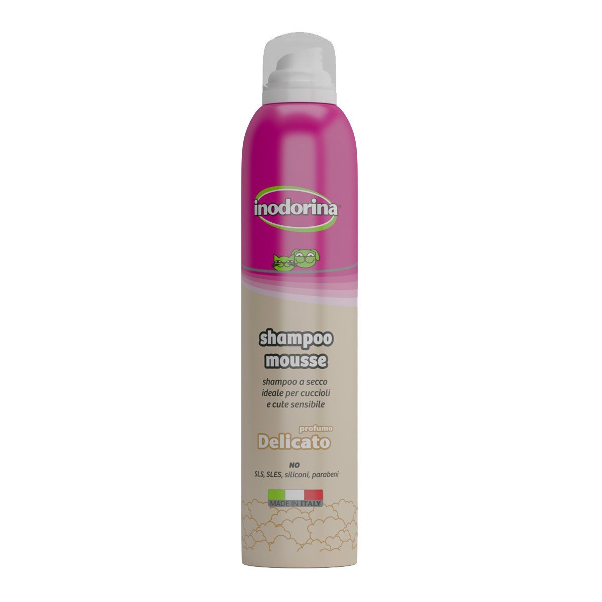 INODORINA SHAMPOO MOUSSE - DELICATO 300 ML