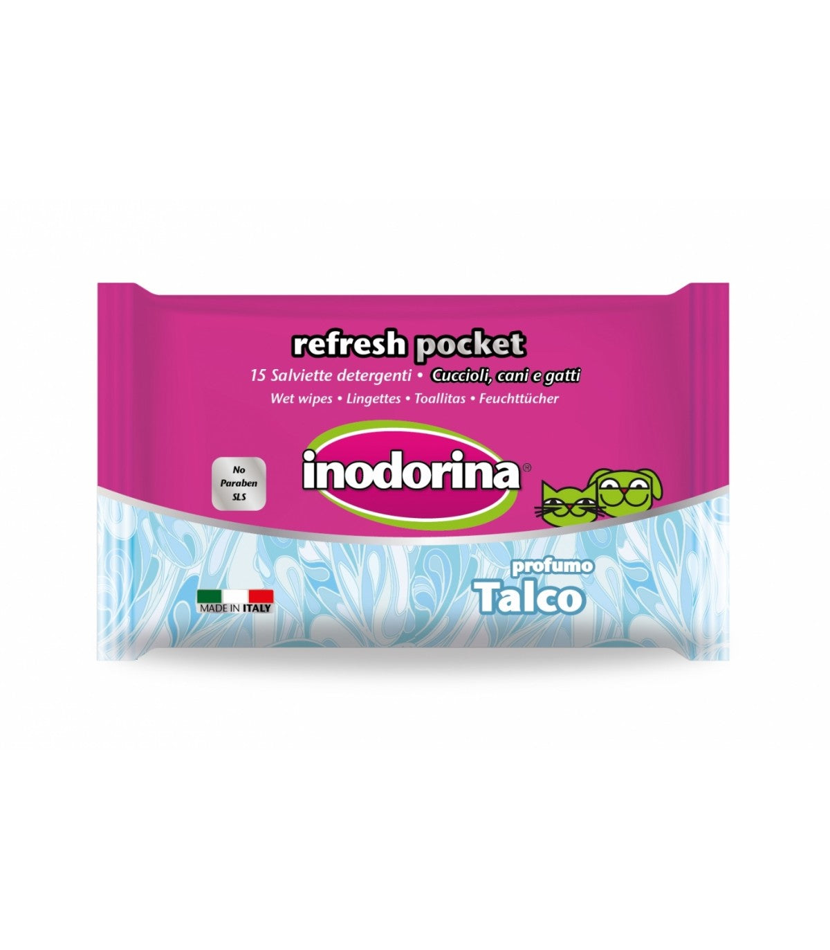 INODORINA TOALLITA REFRESH TALCO 40 PZ