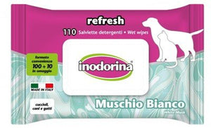 INODORINA TOALLITAS REFRESH MUSCHIO BIANCO 110UNID