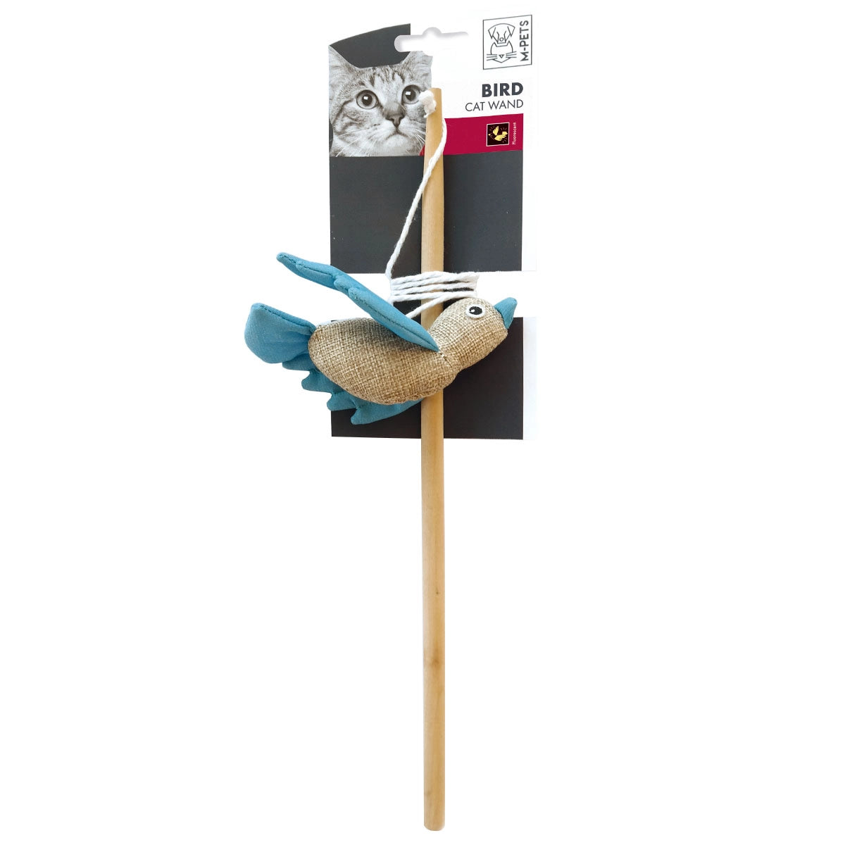JUGUETE GATO VARITA DE PAJARO