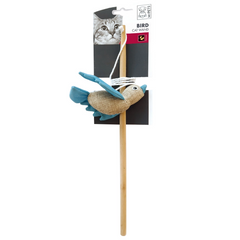 JUGUETE GATO VARITA DE PAJARO