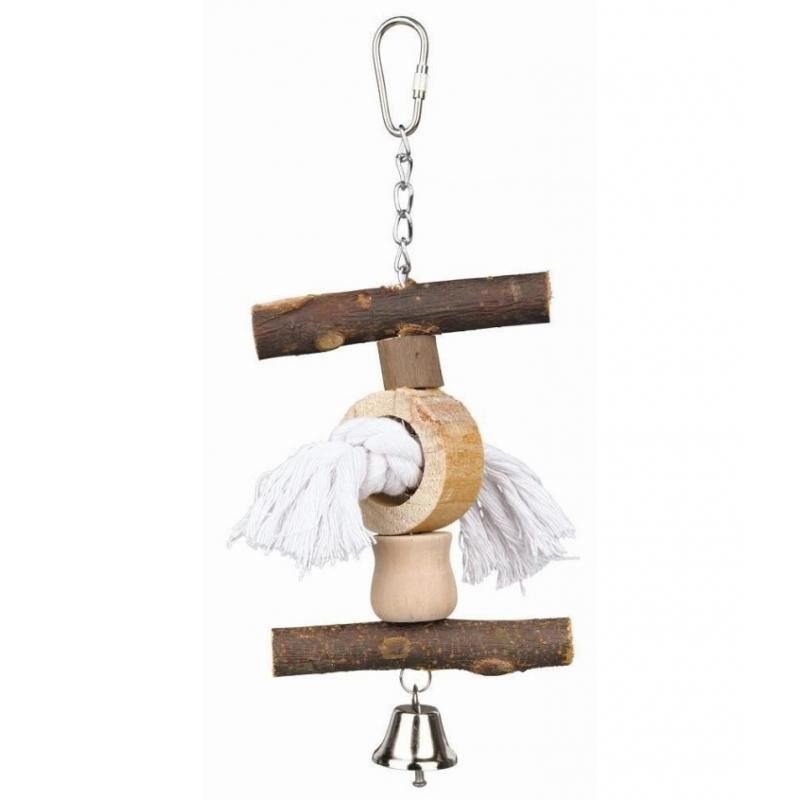 JUGUETE NATURAL LIVING CASCABEL/CUERDA 20CM