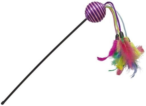 JUGUETE VARILLA BOLA 6 COLAS 46CM