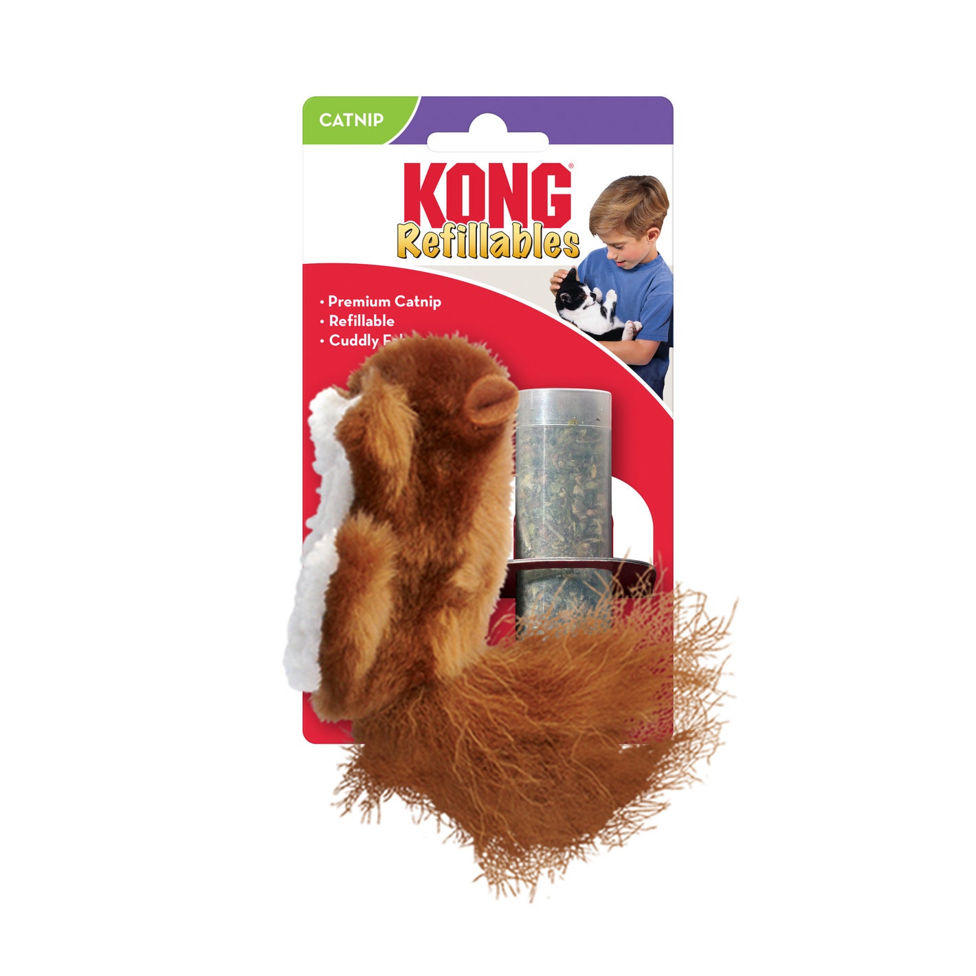 KONG PELUCHE PARA GATO ARDILLA