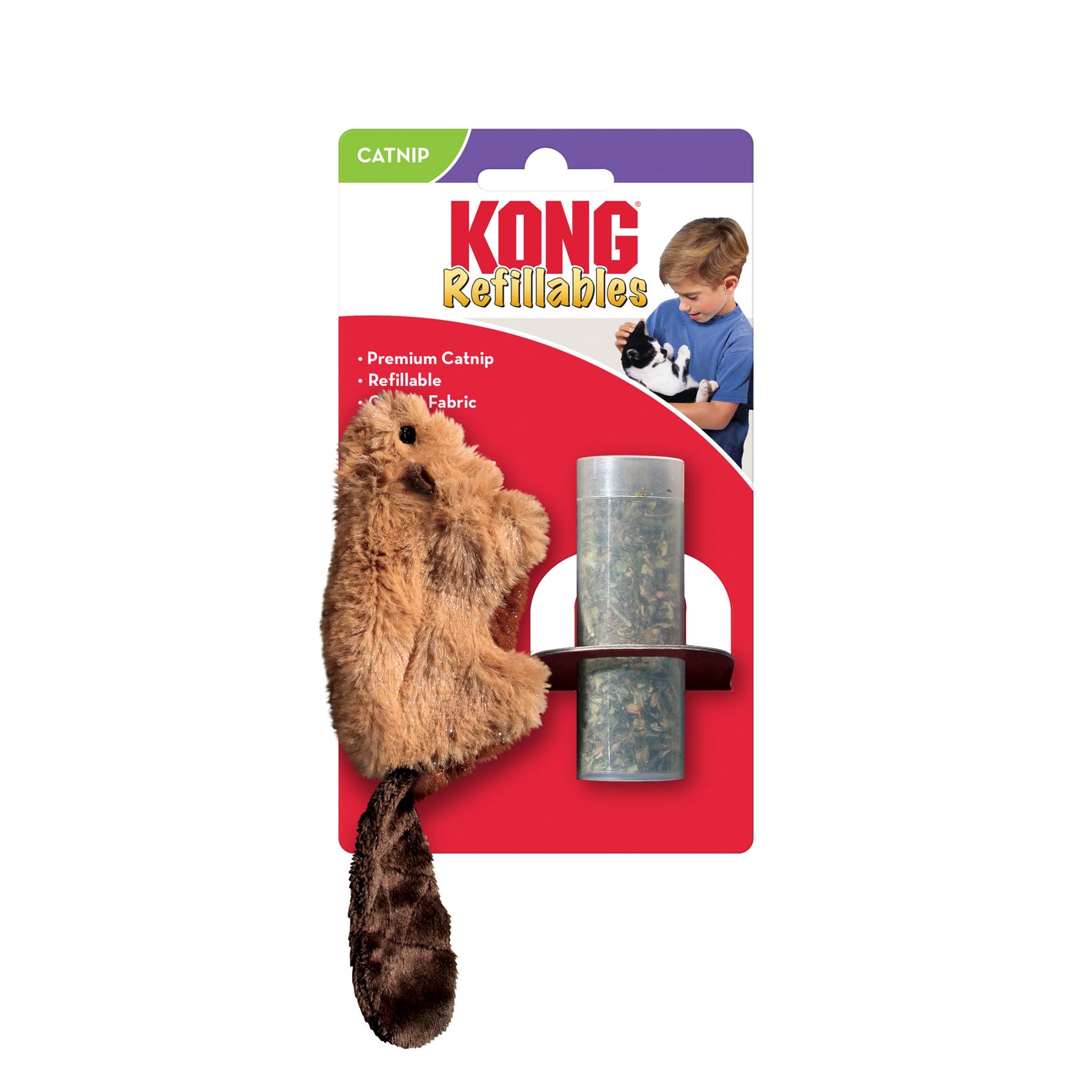 KONG PELUCHE PARA GATO CASTOR