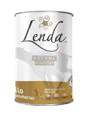 LENDA NATURE WET DIET DOG CHICKEN WITH CARROT 400GR
