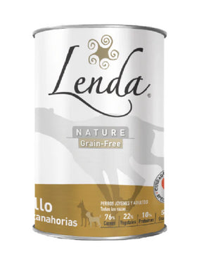 LENDA NATURE WET DIET DOG CHICKEN WITH CARROT 400GR