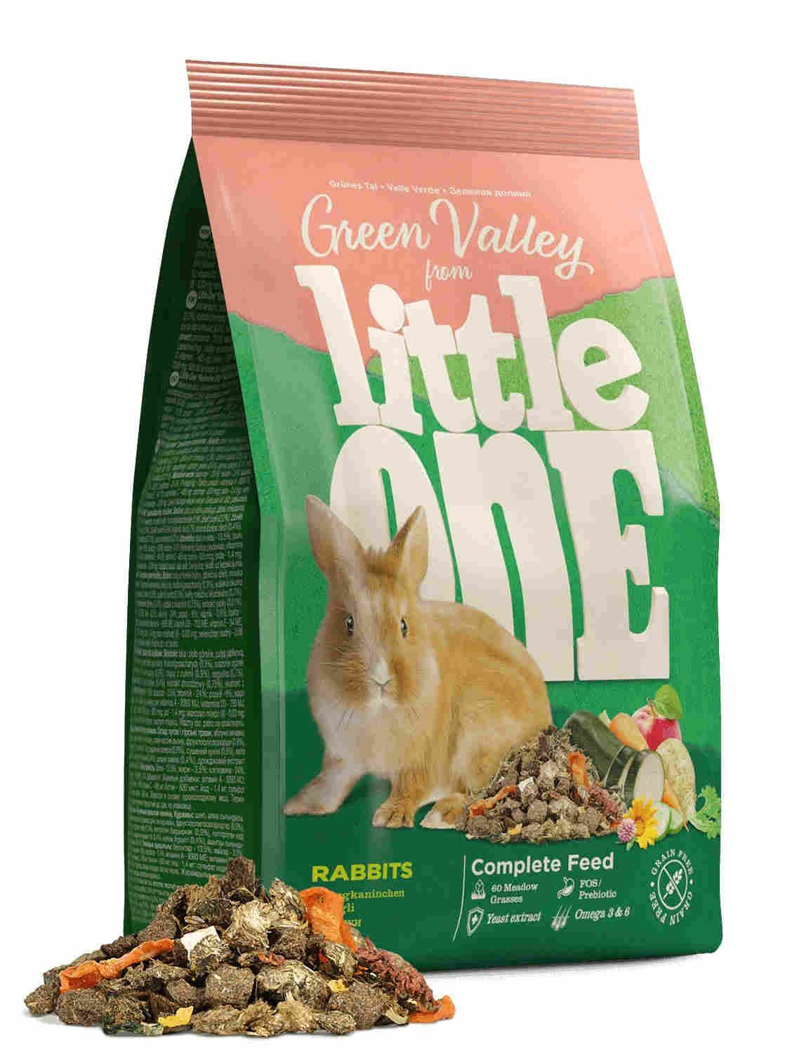 LITTLEONE GREENVALLEY ALIMENTO DE HIERBAS CONEJOS 750GR