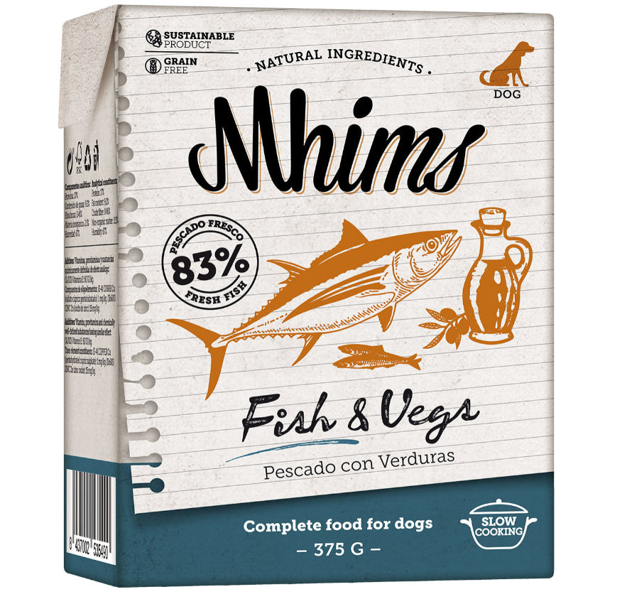 MHIMS PESCADO Y VERDURAS 375GR