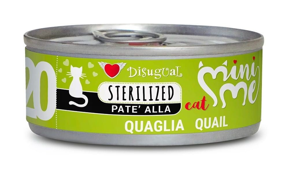 MINI-ME CAT WET ESTERERILIZADO CODORNIZ 85GR