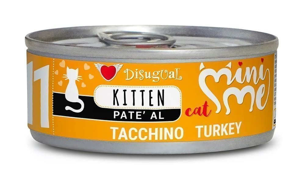 MINI-ME CAT WET KITTEN PAVO 85GR