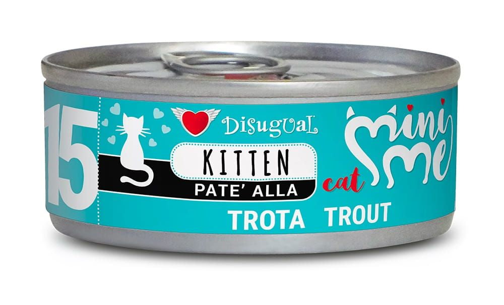 MINI-ME CAT WET KITTEN TRUCHA 85GR