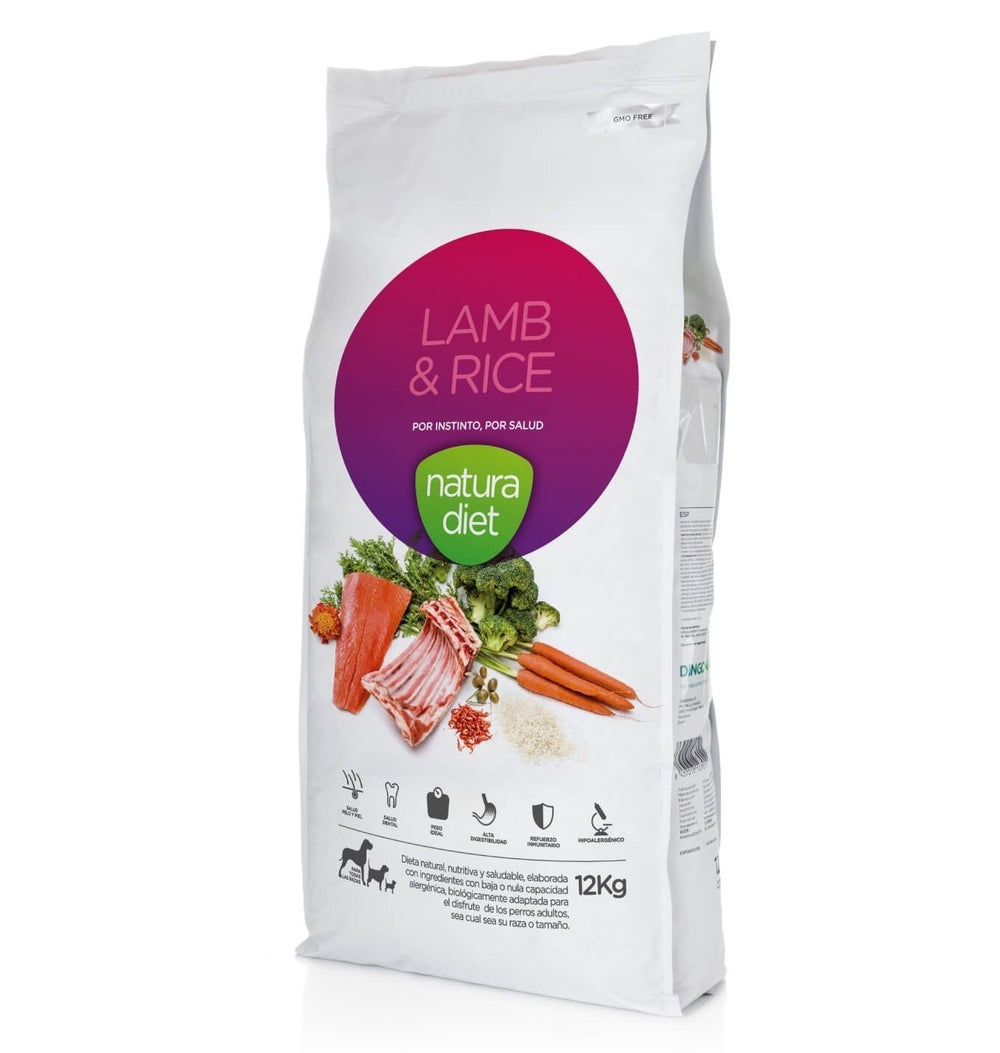 NATURA DIET 12KG CORDERO/ARROZ