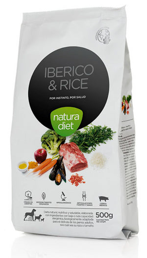 NATURA DIET IBERICO AND RICE 500GR
