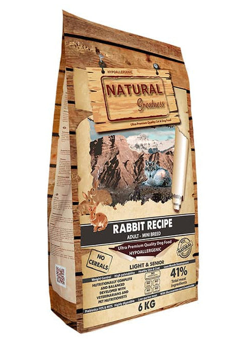 RECETA CONEJO SENIOR&LIGHT ADULT MINI 2KG