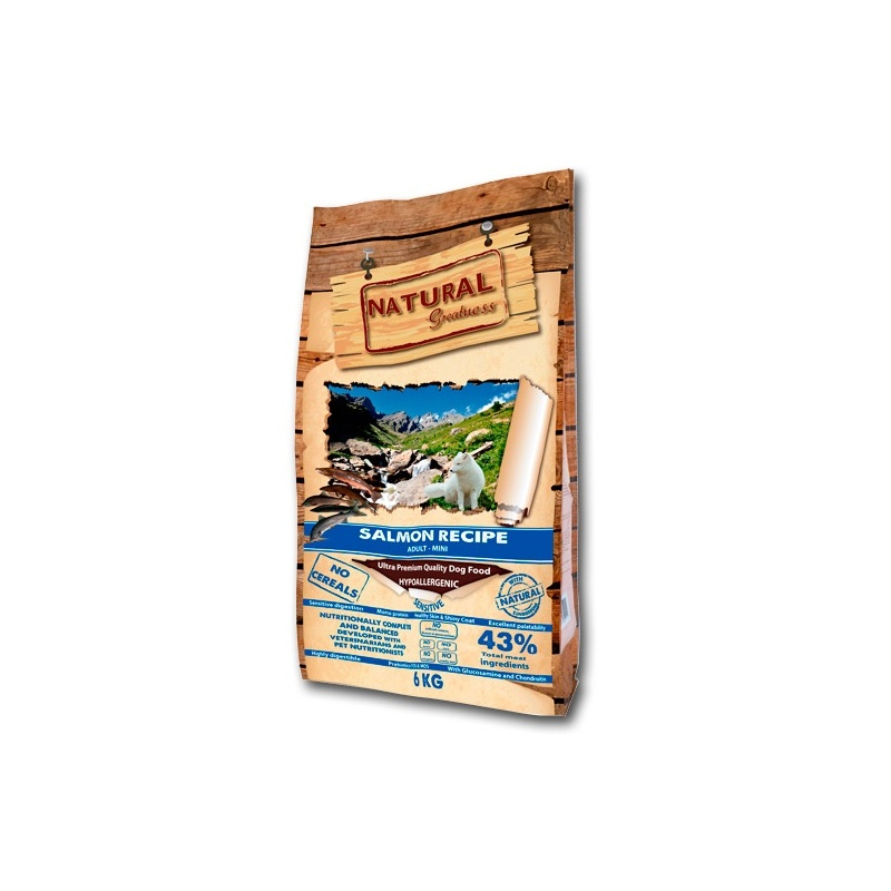 Natural Greatness Salmón Adult Mini Sin Cereales