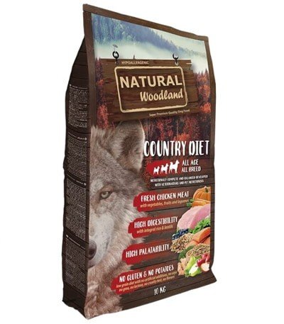 Natural Woodland Country Diet Pavo y Pollo 10 kg