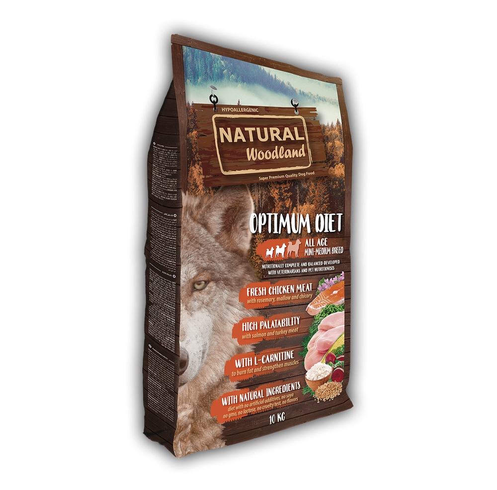 Natural Woodland Optimum Diet Mini & Medium 10kg