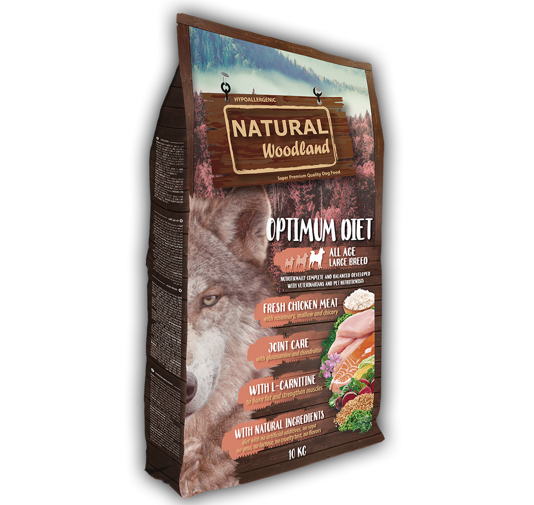 NATURAL WOODLAND OPTIMUM LARGE BREED DIET 10KG