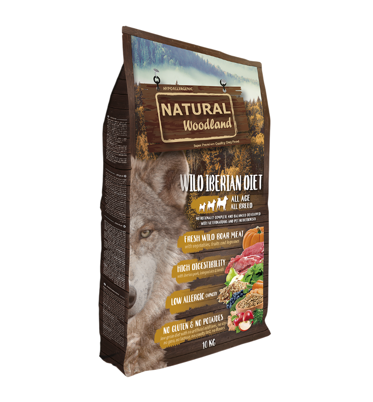 NATURAL WOODLAND WILD IBERIAN DIET 10KG