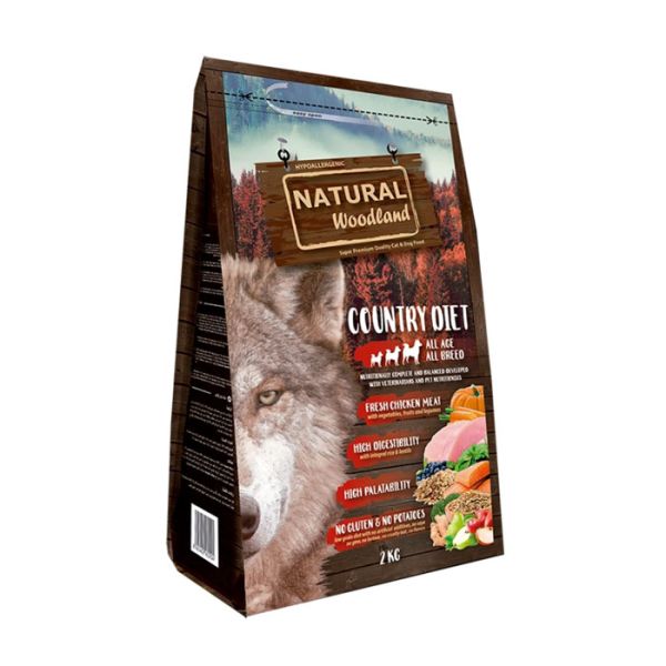NATURAL WOODLAND COUNTRY DIET 2KG