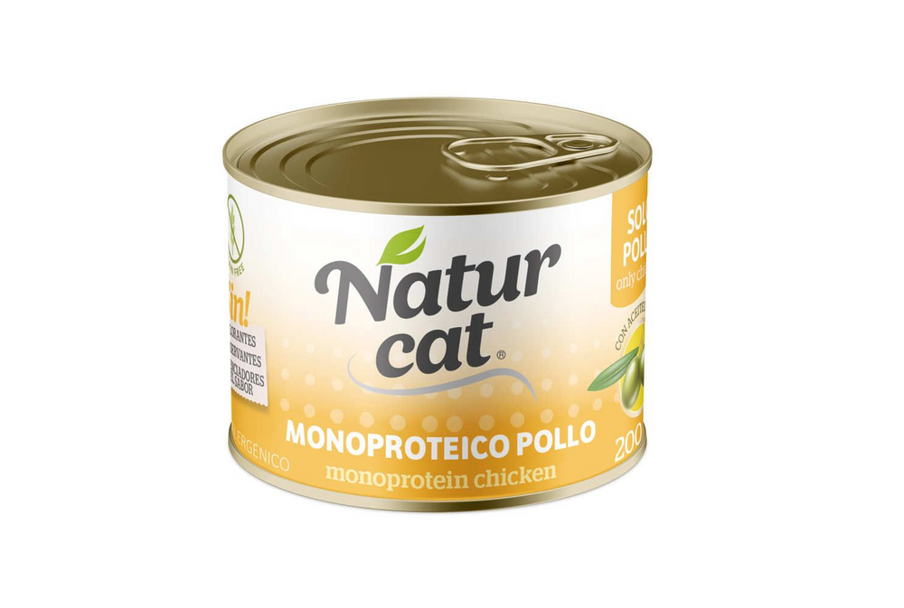 NATURCAT MONOPROTEICO POLLO 200GR