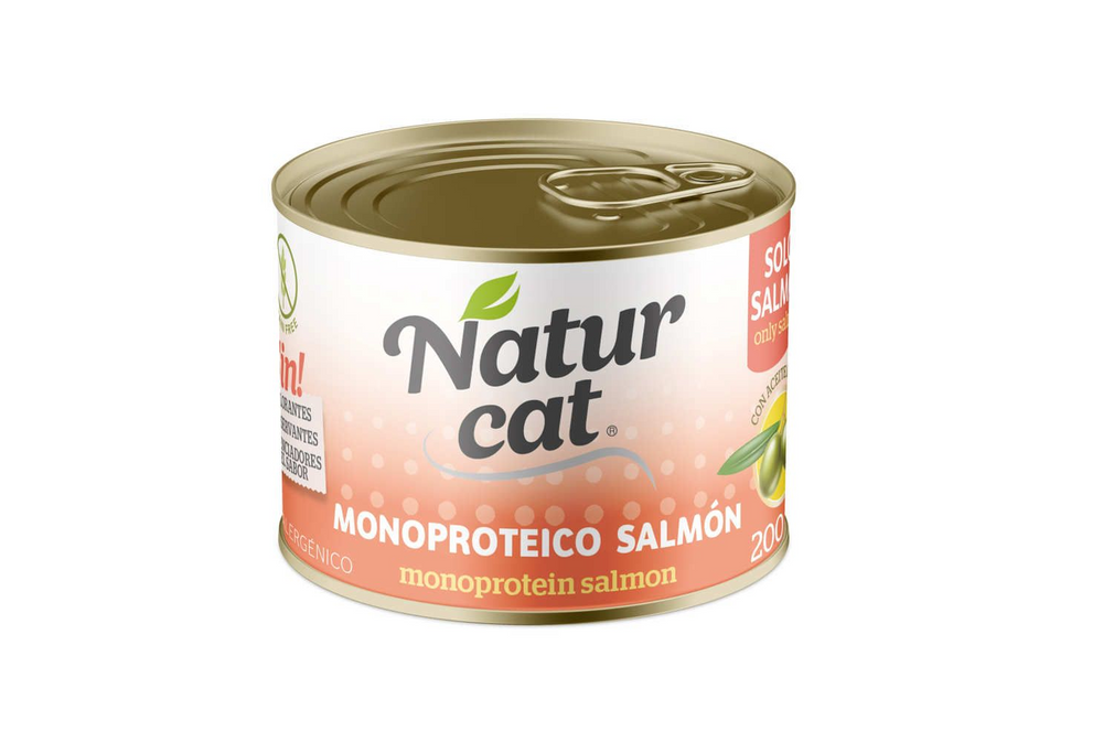 NATURCAT MONOPROTEICO SALMON 200GR