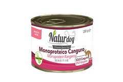 NATURDOG WET MONOPROTEICO CANGURO 200GR