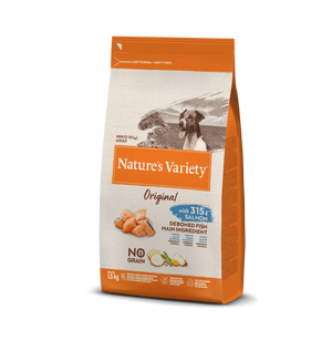 Pienso Nature’s Variety No Grain Mini Adult Salmón para perros mini adultos