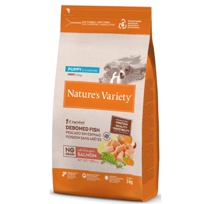 NVD NO GRAIN MINI PUPPY SALMON 3KG