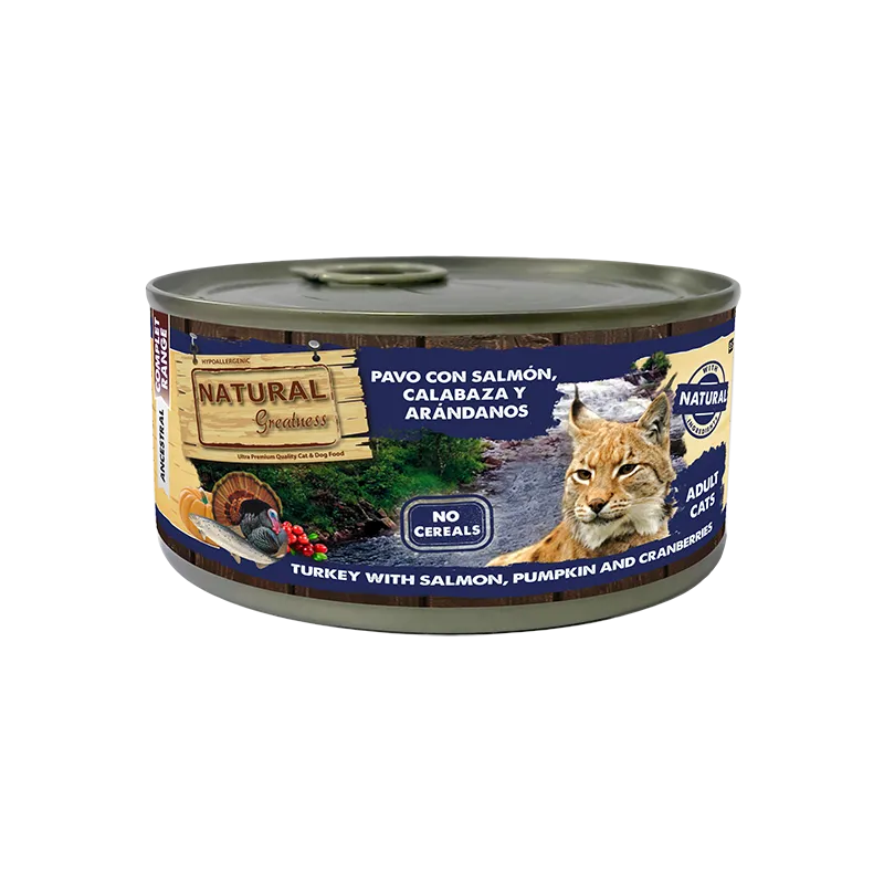 NGC PAVO CON SALMON CALABAZA Y ARANDANOS 185GR