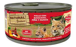 NGC POLLO CON MANZANA, PIÑA Y PAPAYA BABYCAT KITTEN & ADULT 185GR