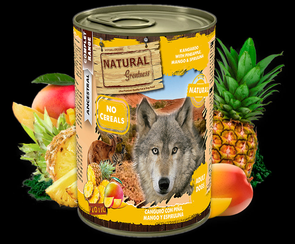 NGD CANGURO CON PIÑA MANGO Y ESPIRULINA EXOTICA 400 GR