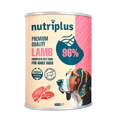 NUTRIPLUS PERROS COMIDA HUMEDA CORDERO 400GR
