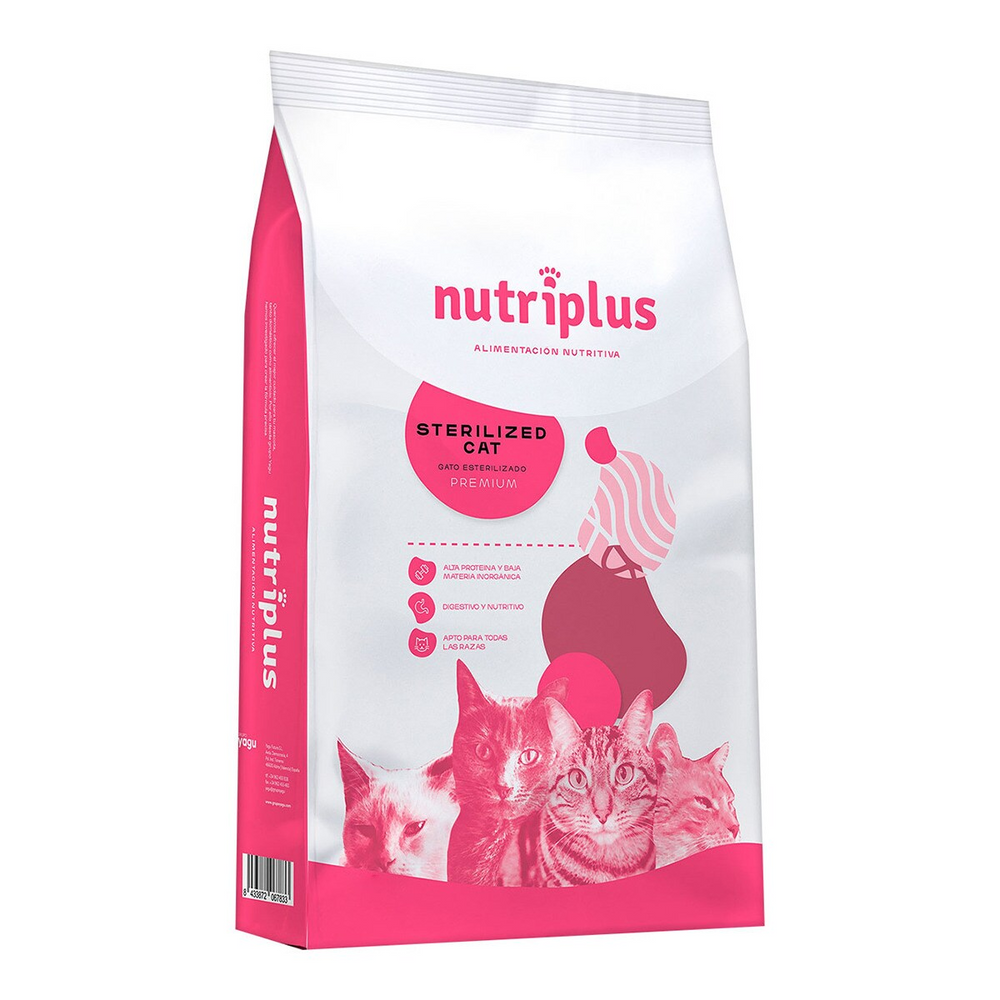 NUTRIPLUS GATOS ADULTO ESTERILIZADO 7KG