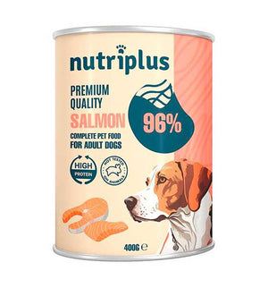 NUTRIPLUS PERROS COMIDA HUMEDA SALMON 400GR